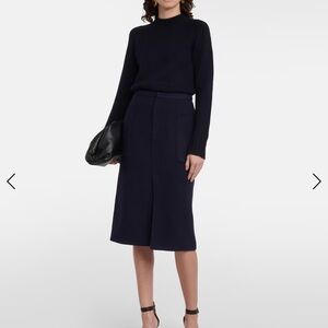 Vince High-Rise Wood-blend pencil skirt size 2